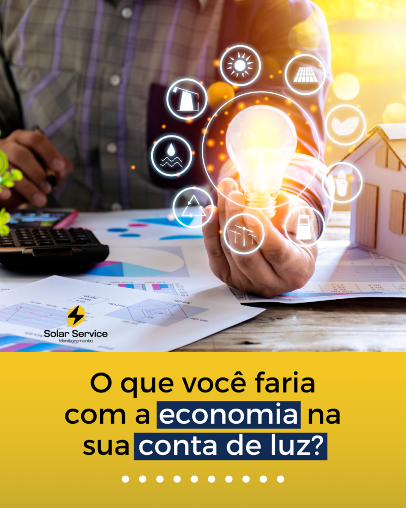 O que você faria com a economia na sua conta de luz?